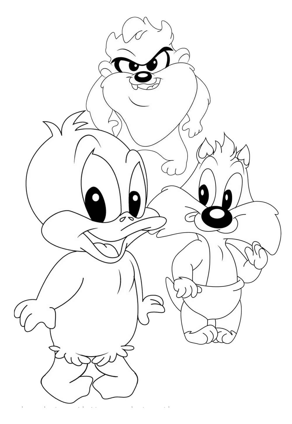 Desenho de Baby Looney Tunes para colorir