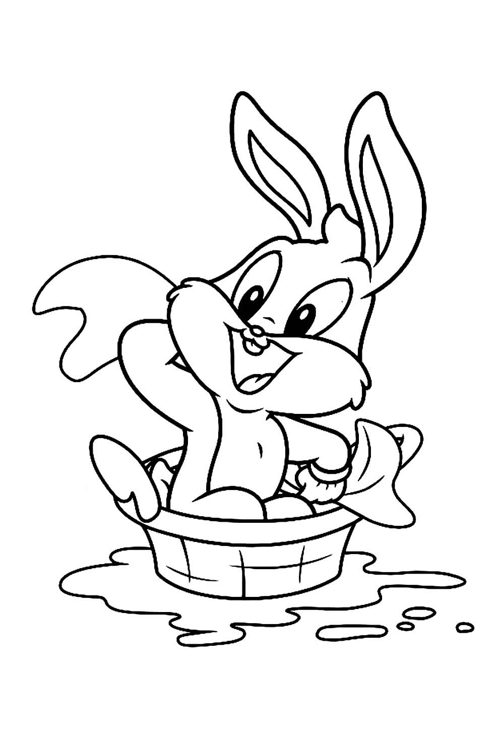 Baby Looney Tunes para colorir