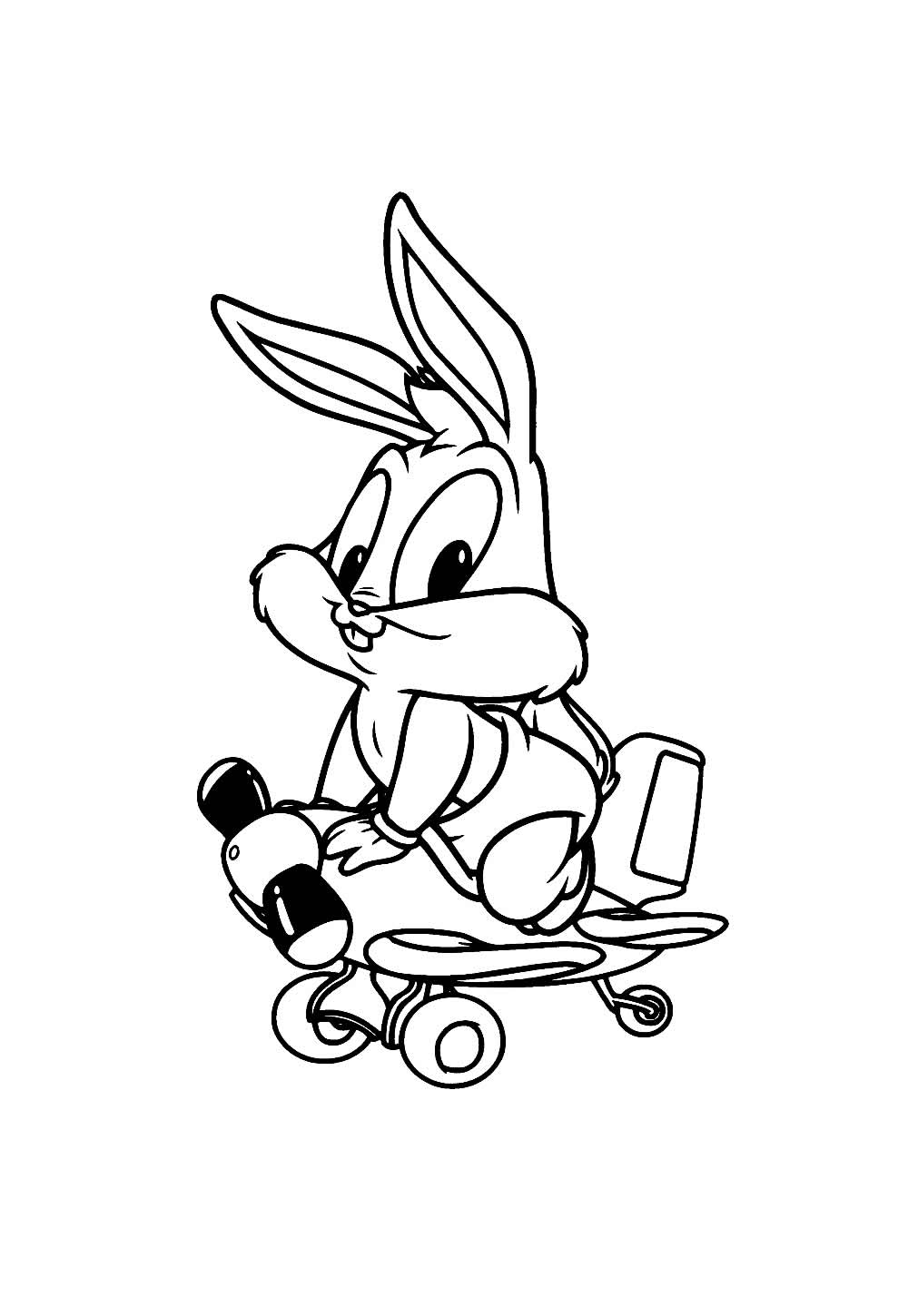 Desenho de Baby Looney Tunes - Pernalonga