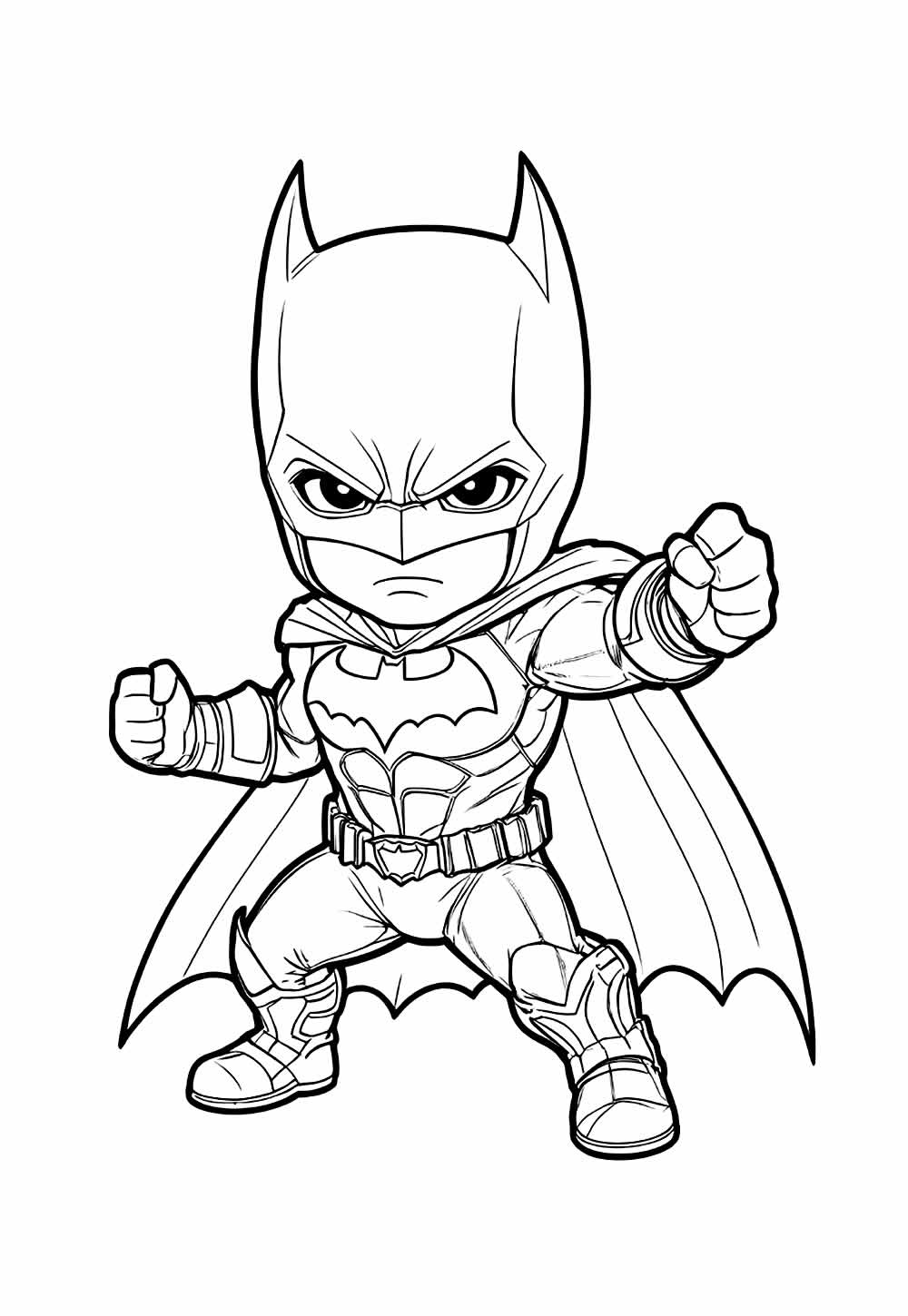 Desenho de Batman Baby