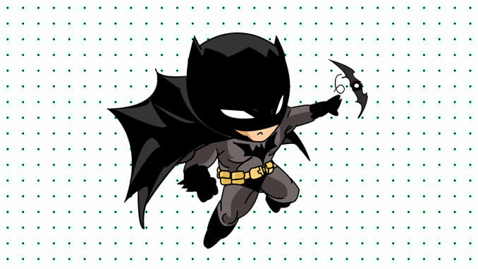 Desenhos de Batman Baby para colorir
