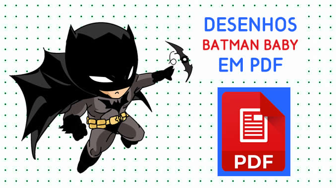 Desenhos de Batman Baby em PDF