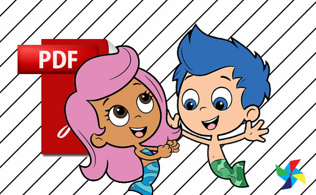 Desenhos de Bubble Guppies em PDF