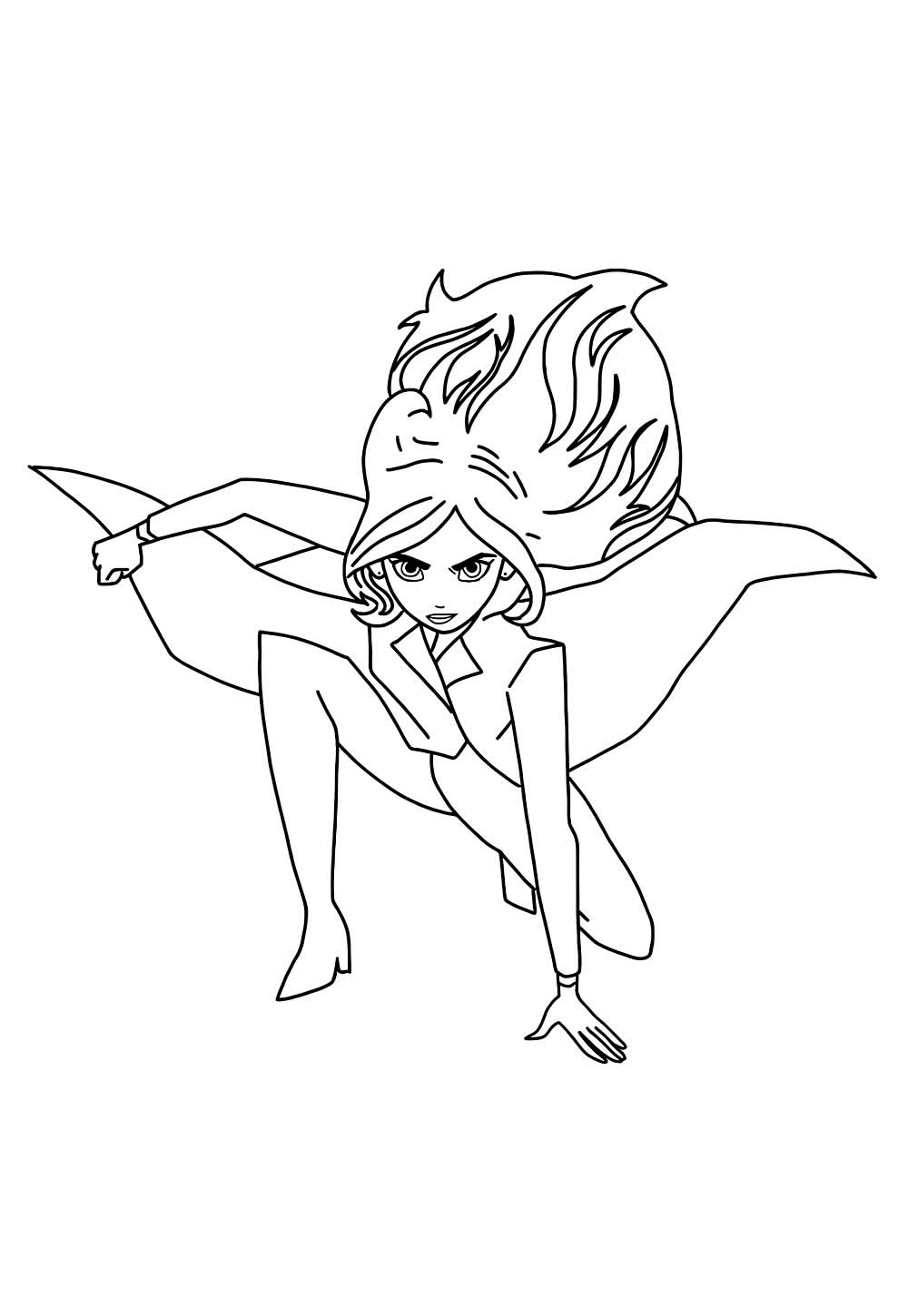 Desenho da Carmen Sandiego