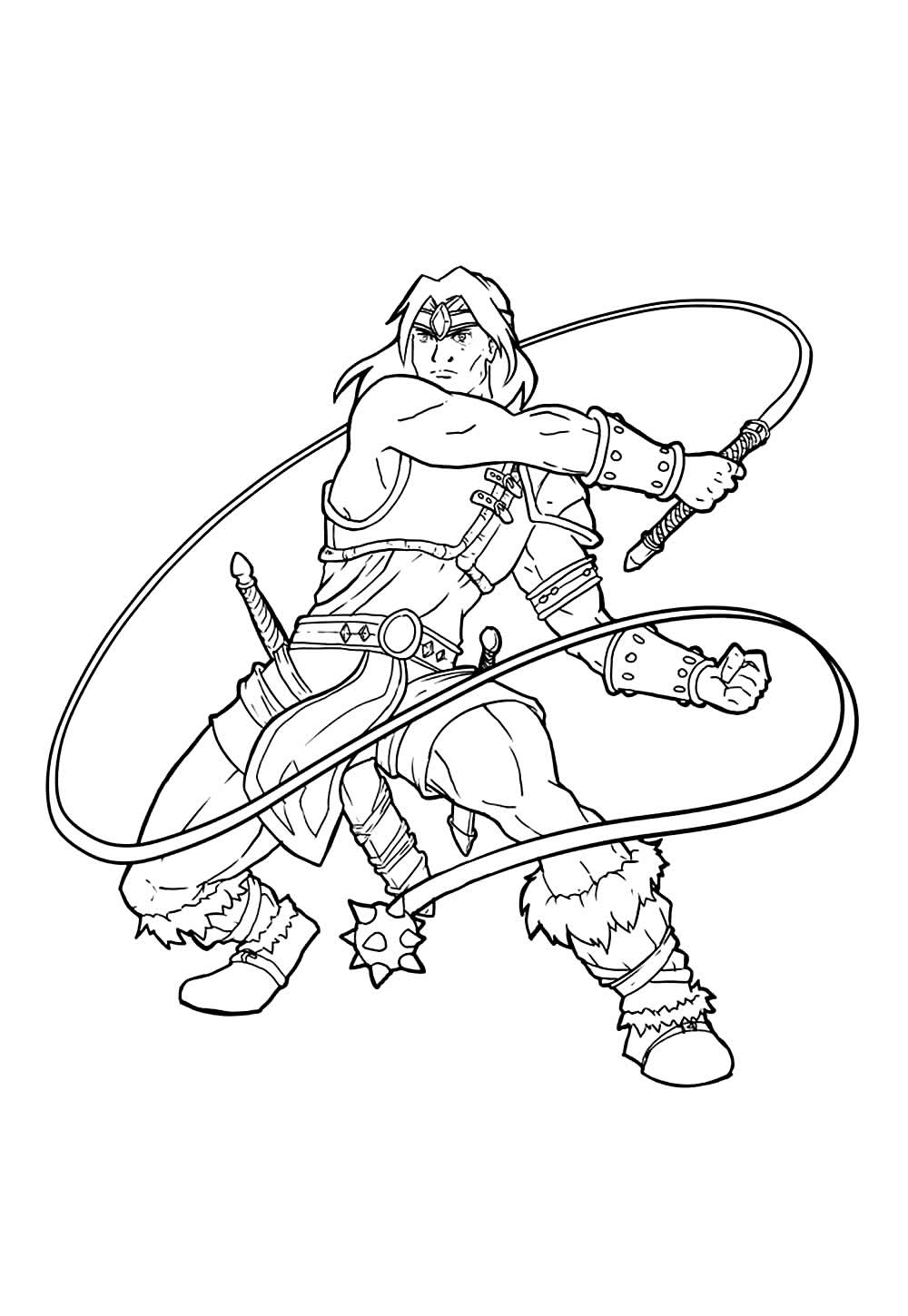 Desenho de Castlevania para pintar