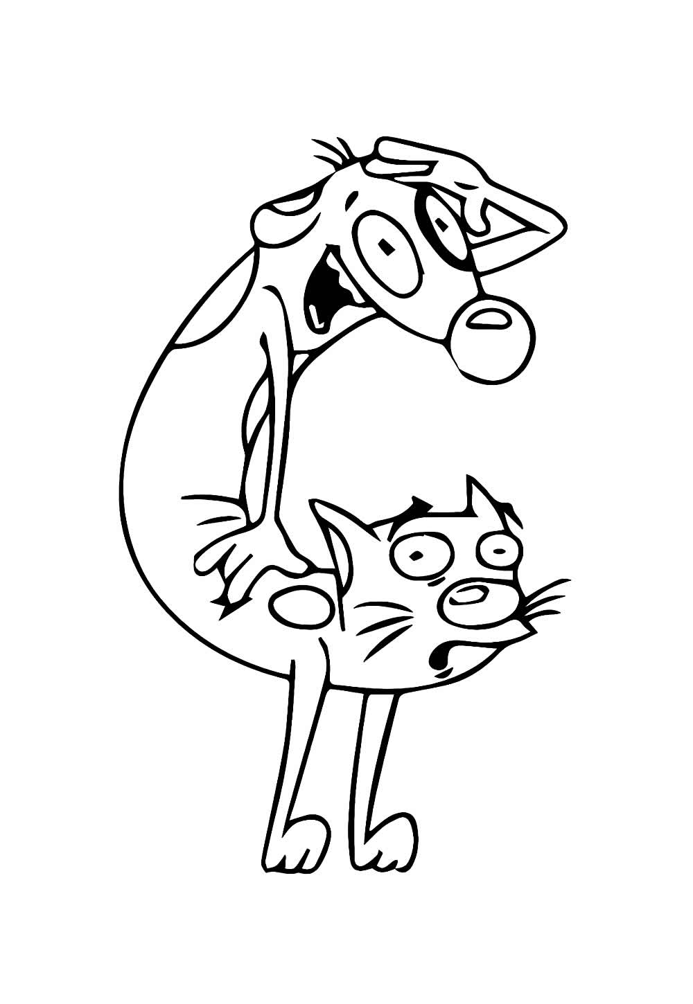 Desenho de Catdog