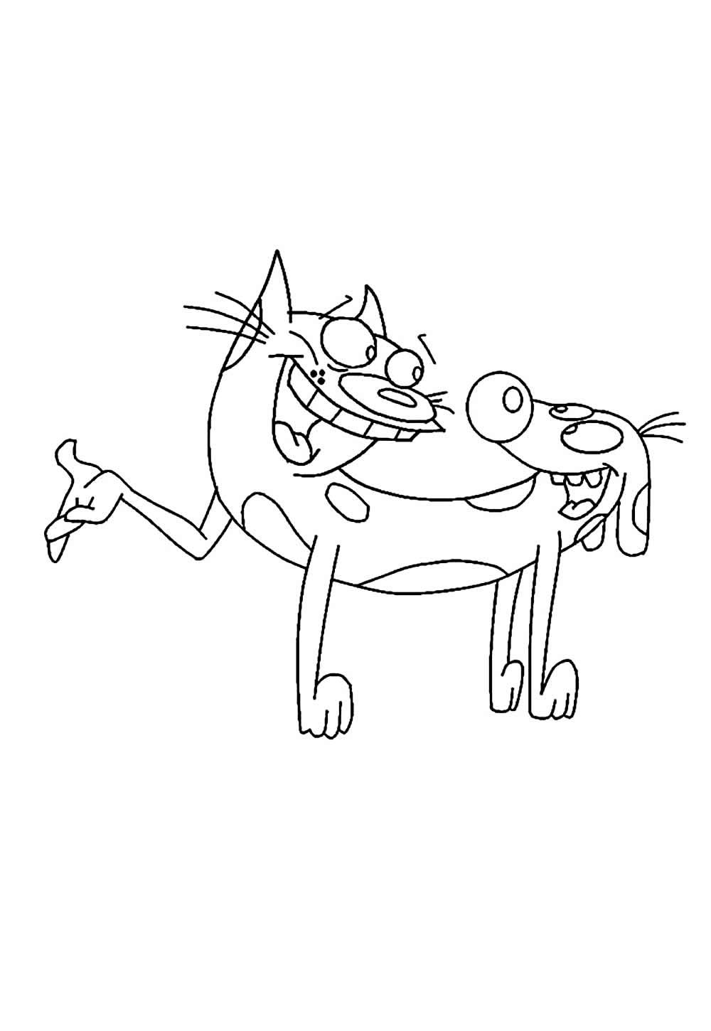 Desenho de Catdog para colorir