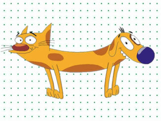 Desenhos de Catdog para colorir