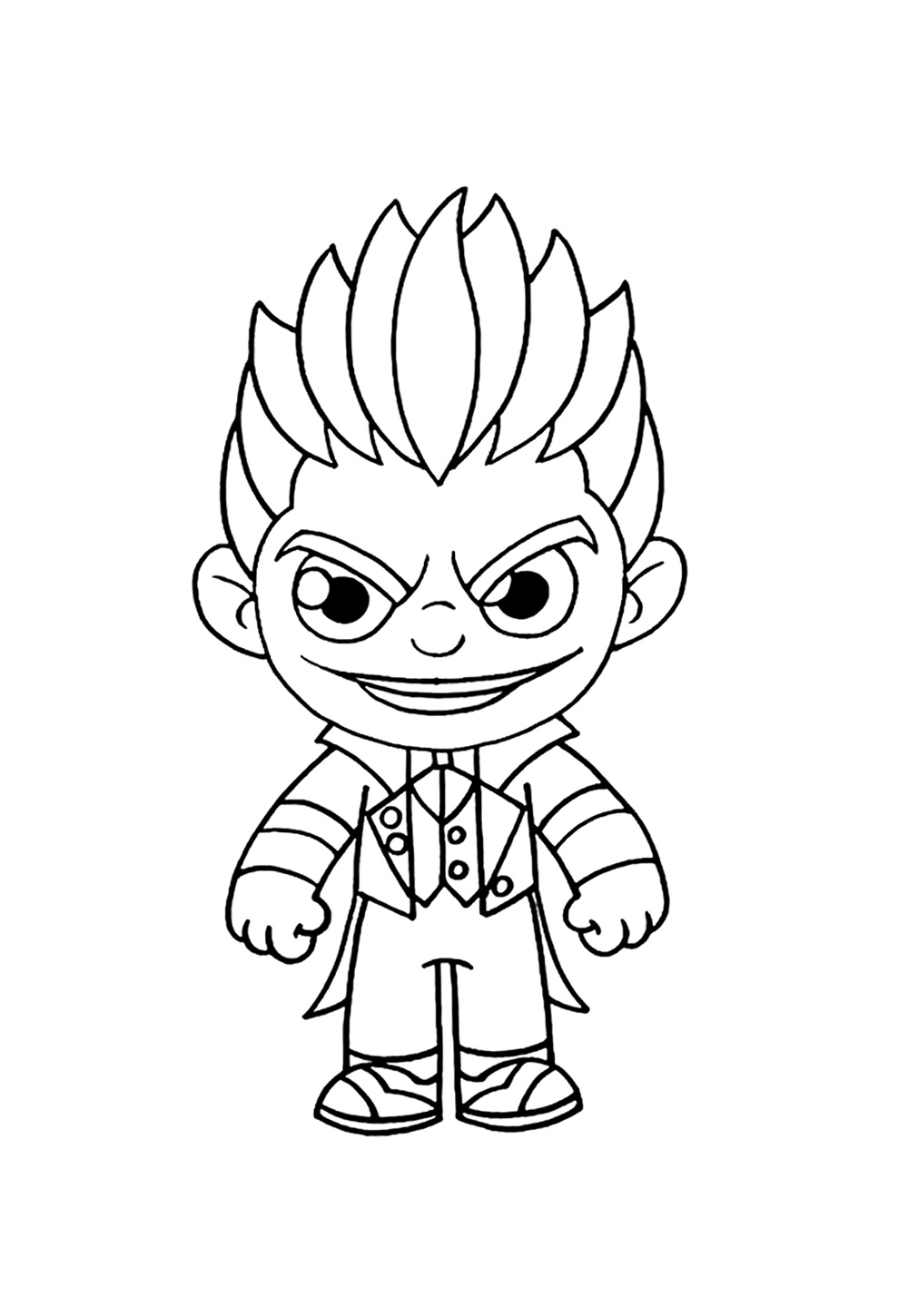 Desenho do Coringa Baby para colorir