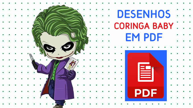 Desenhos do Coringa Baby em PDF