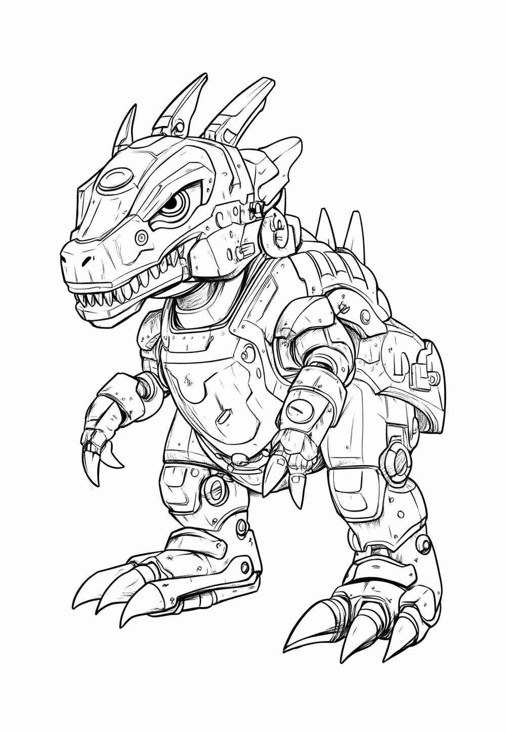 Desenho de Dinotrux