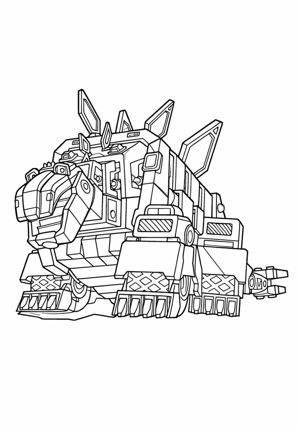 Desenho de Dinotrux para colorir