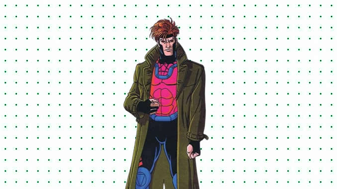 Desenhos de Gambit para colorir