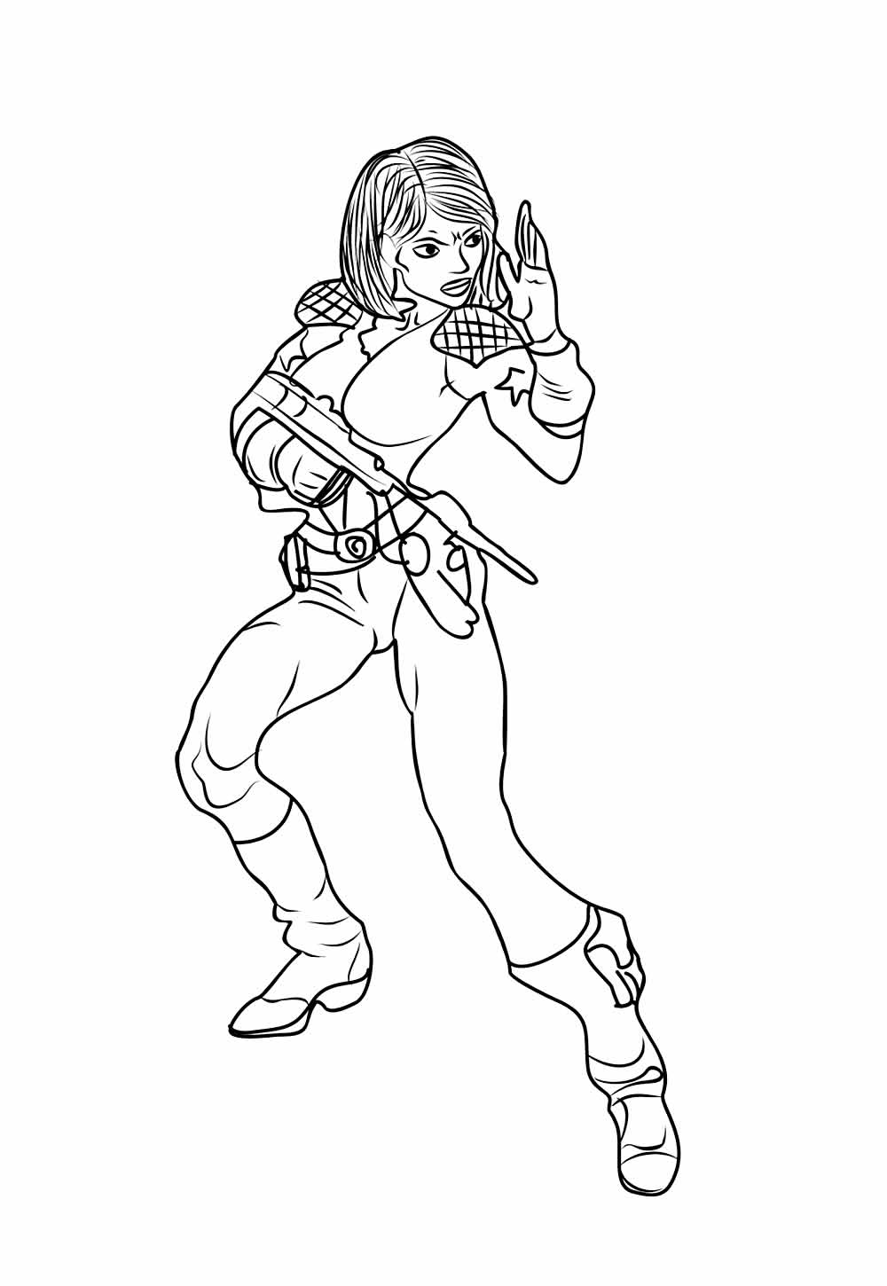 Desenho de G.I. Joe para colorir