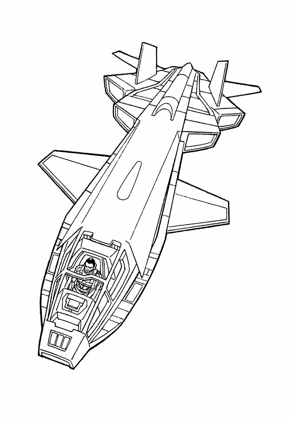 Nave G.I. Joe para colorir