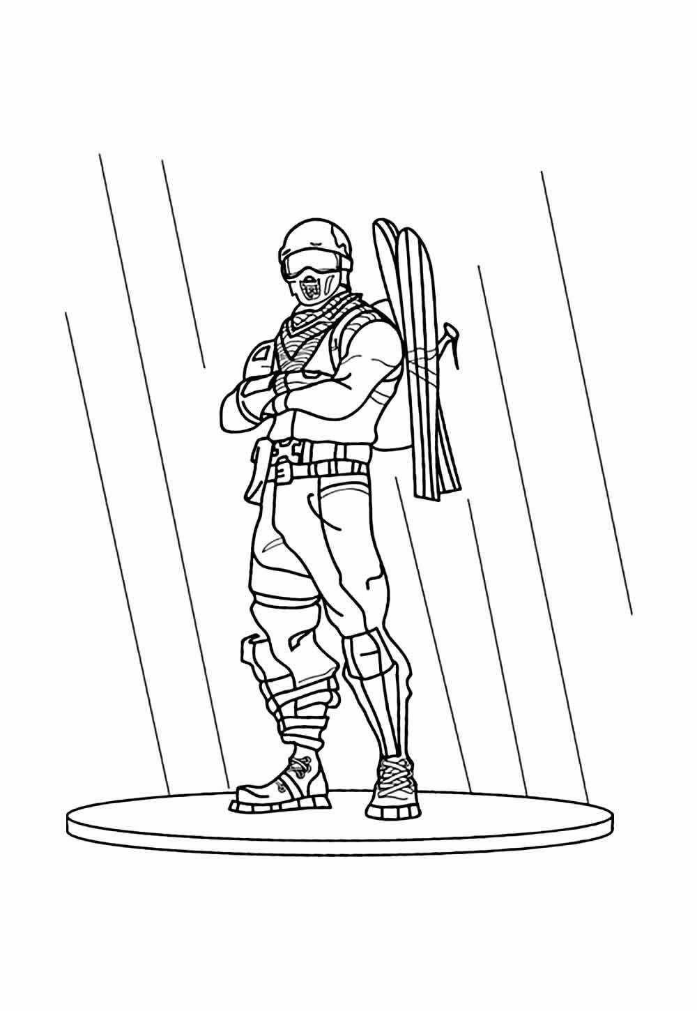 Desenho de G.I. Joe para colorir