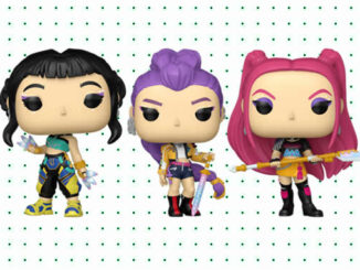 Desenhos de Guerreiras do K-Pop Baby para colorir