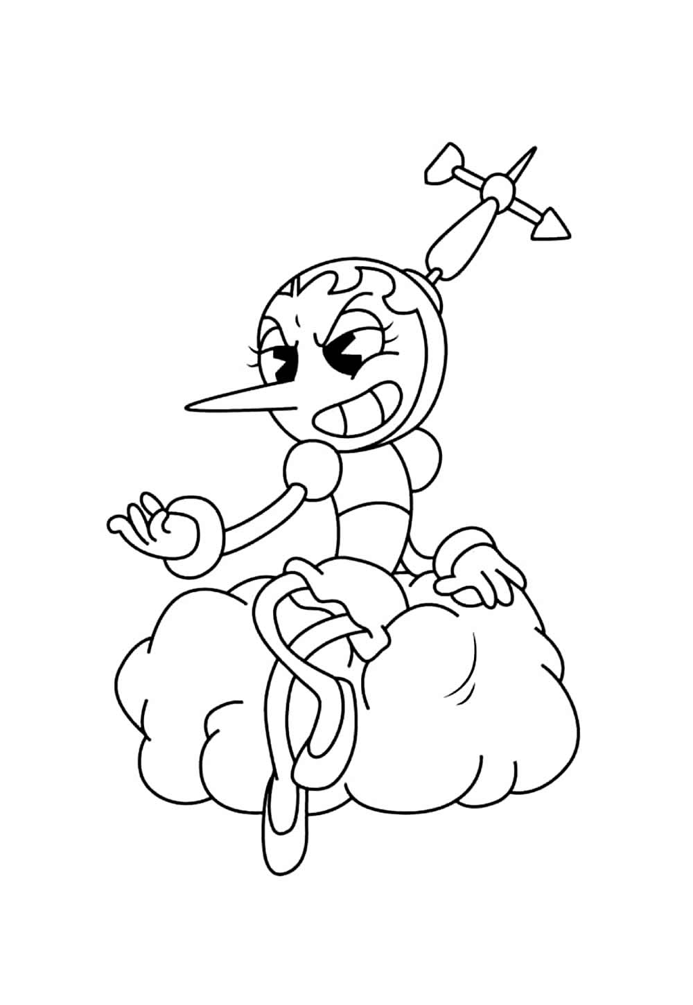 Desenho de Hilda para colorir