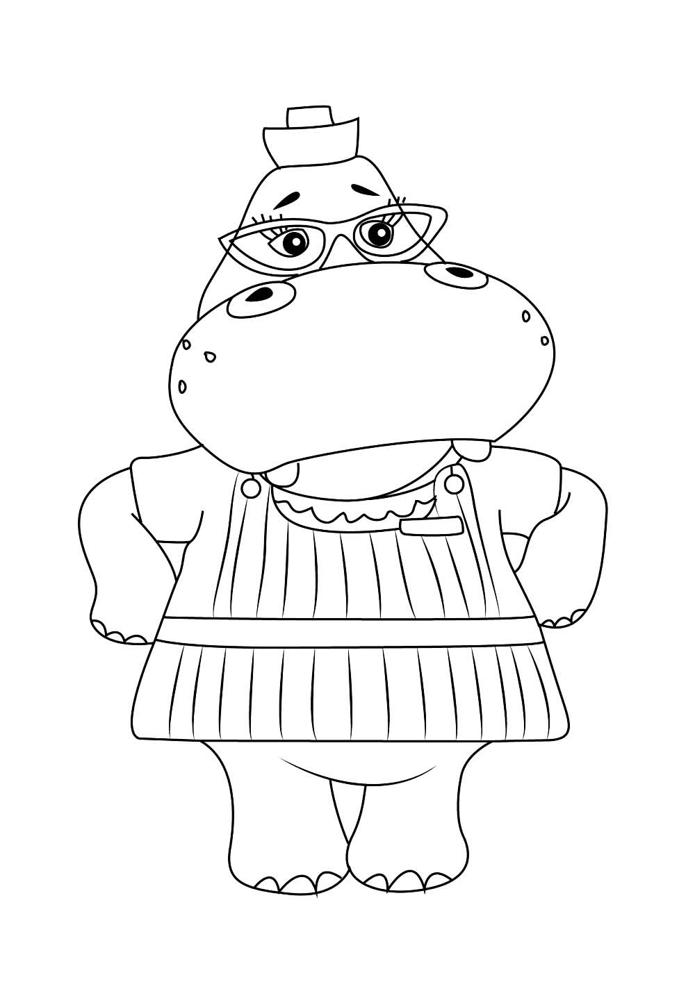 Desenho de Hilda para pintar