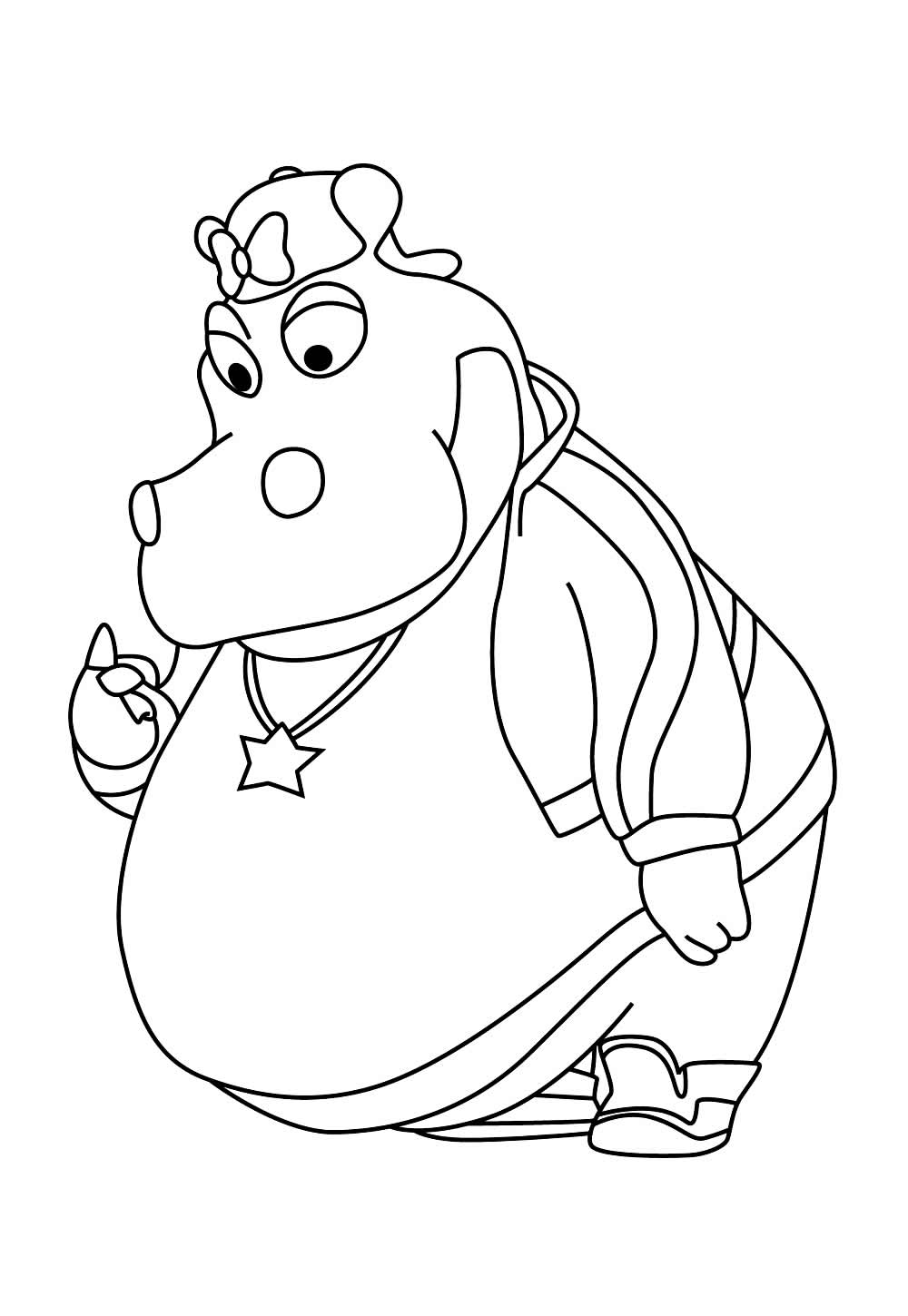 Desenho de Hilda para colorir