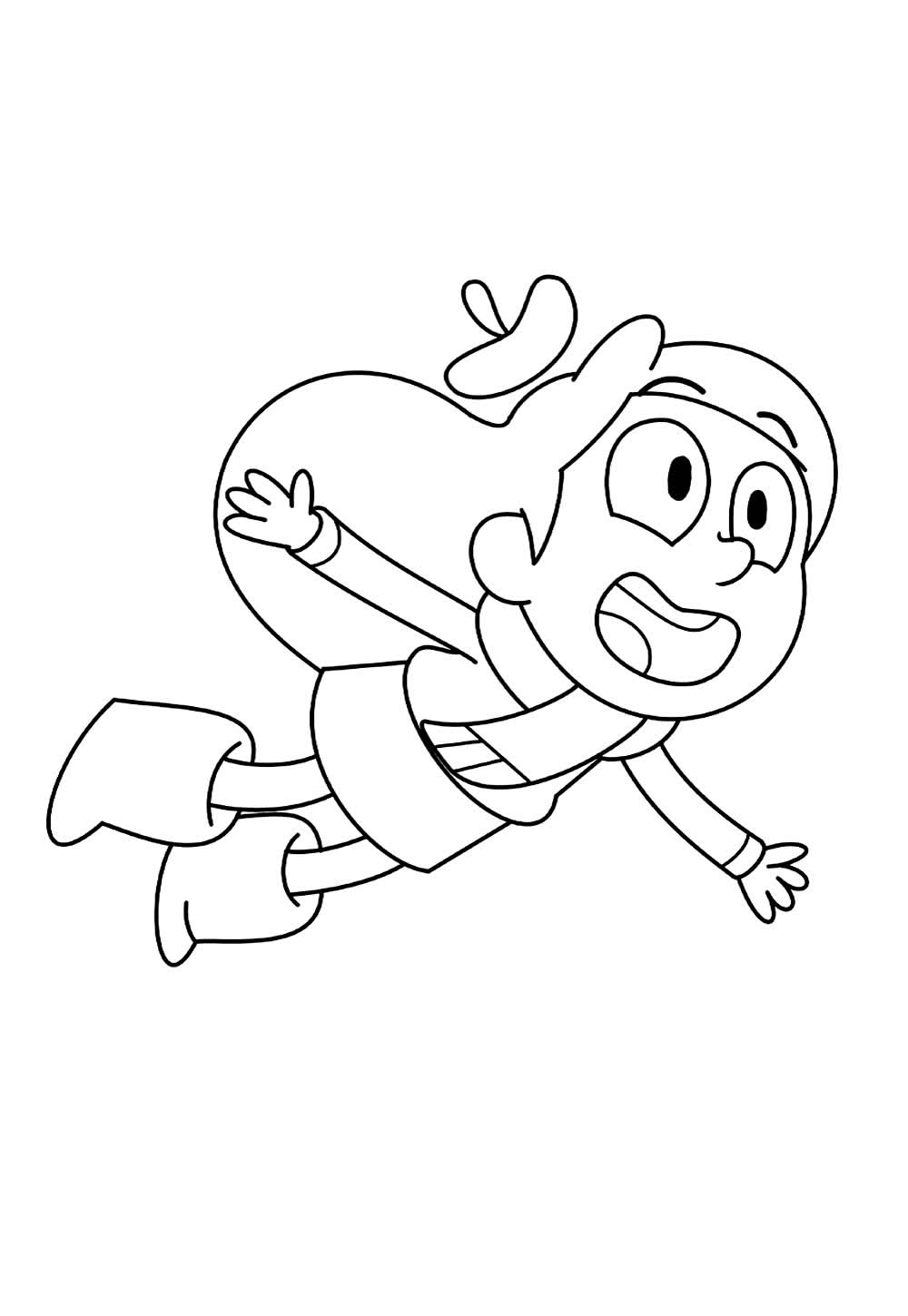 Desenho da Hilda para colorir