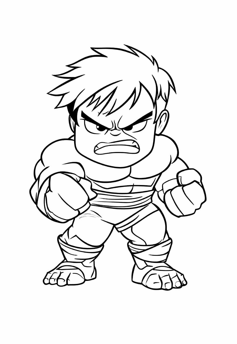Desenho de Hulk Baby