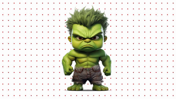 Desenhos de Hulk Baby para colorir