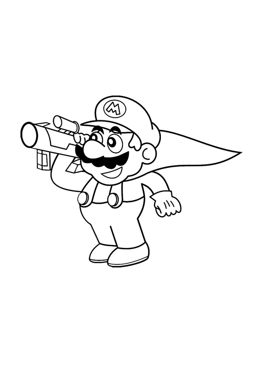 Desenho do Mario Bros Baby