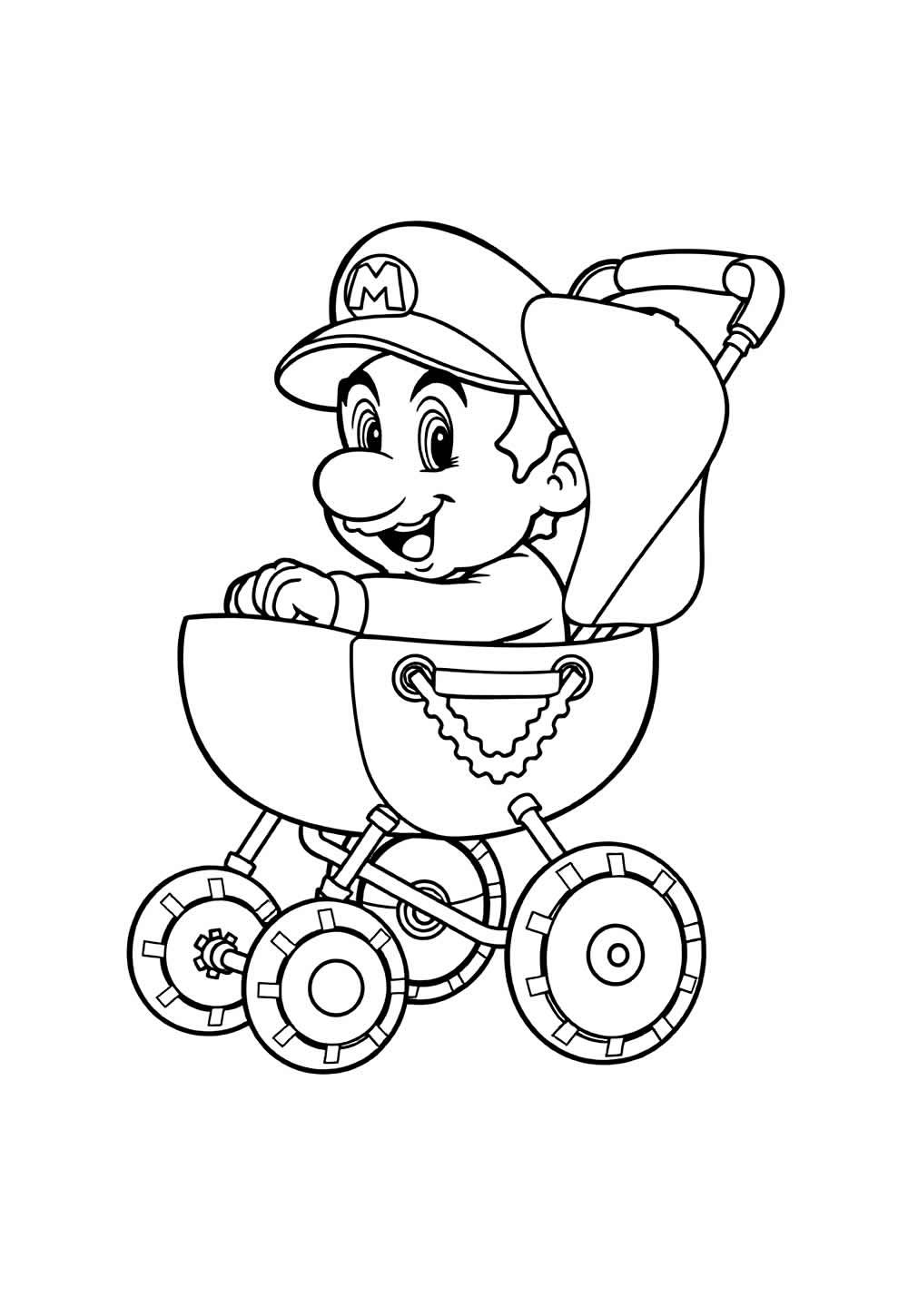 Desenho do Mario Bros Baby