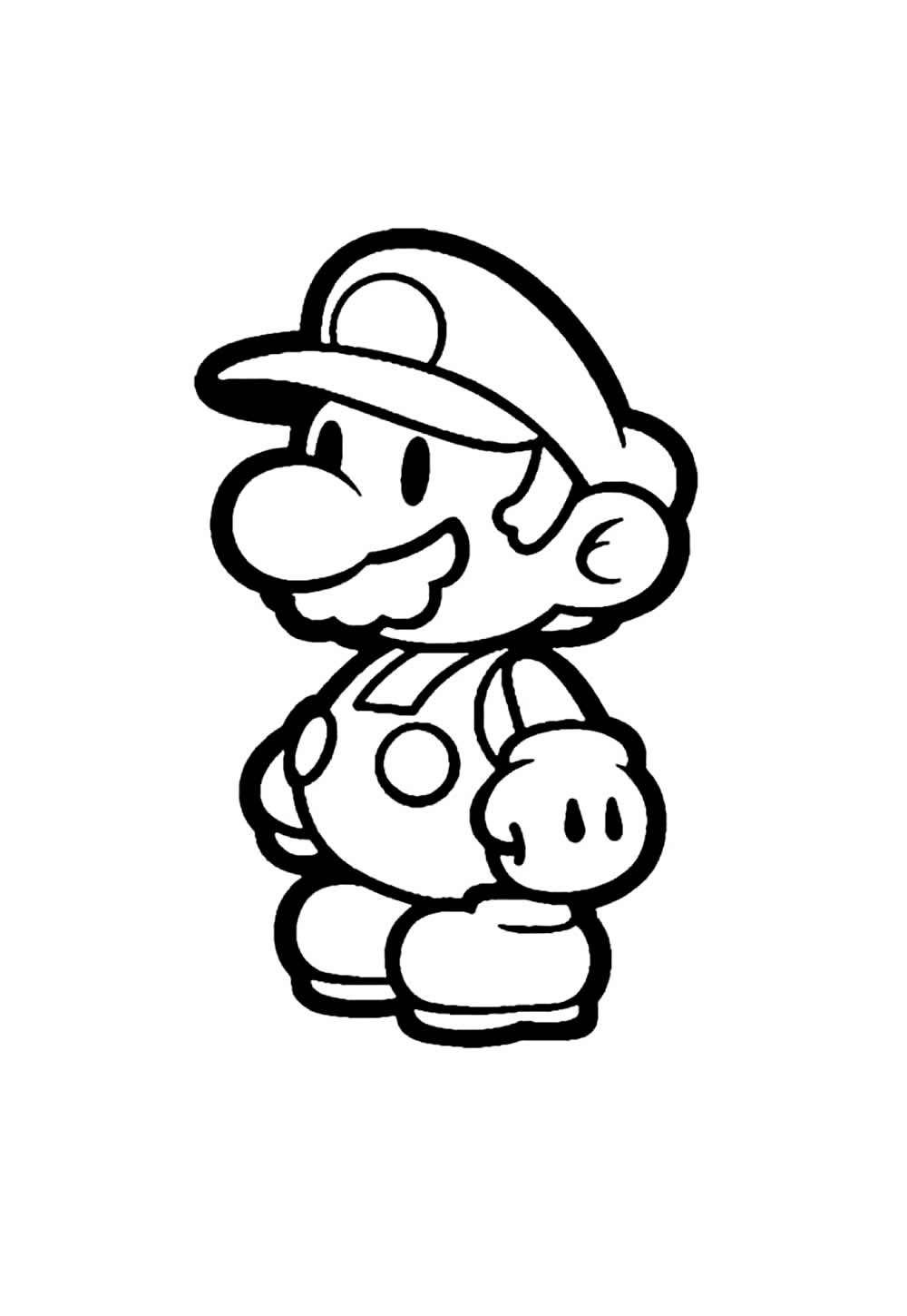 Desenho do Mario Bros Baby