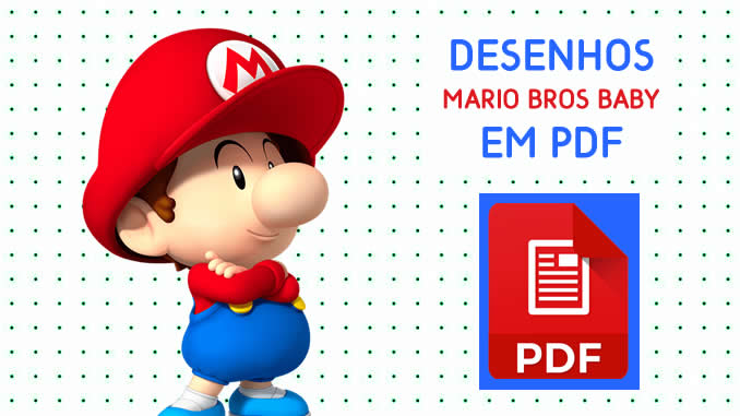 Desenhos do Mario Bros Baby em PDF