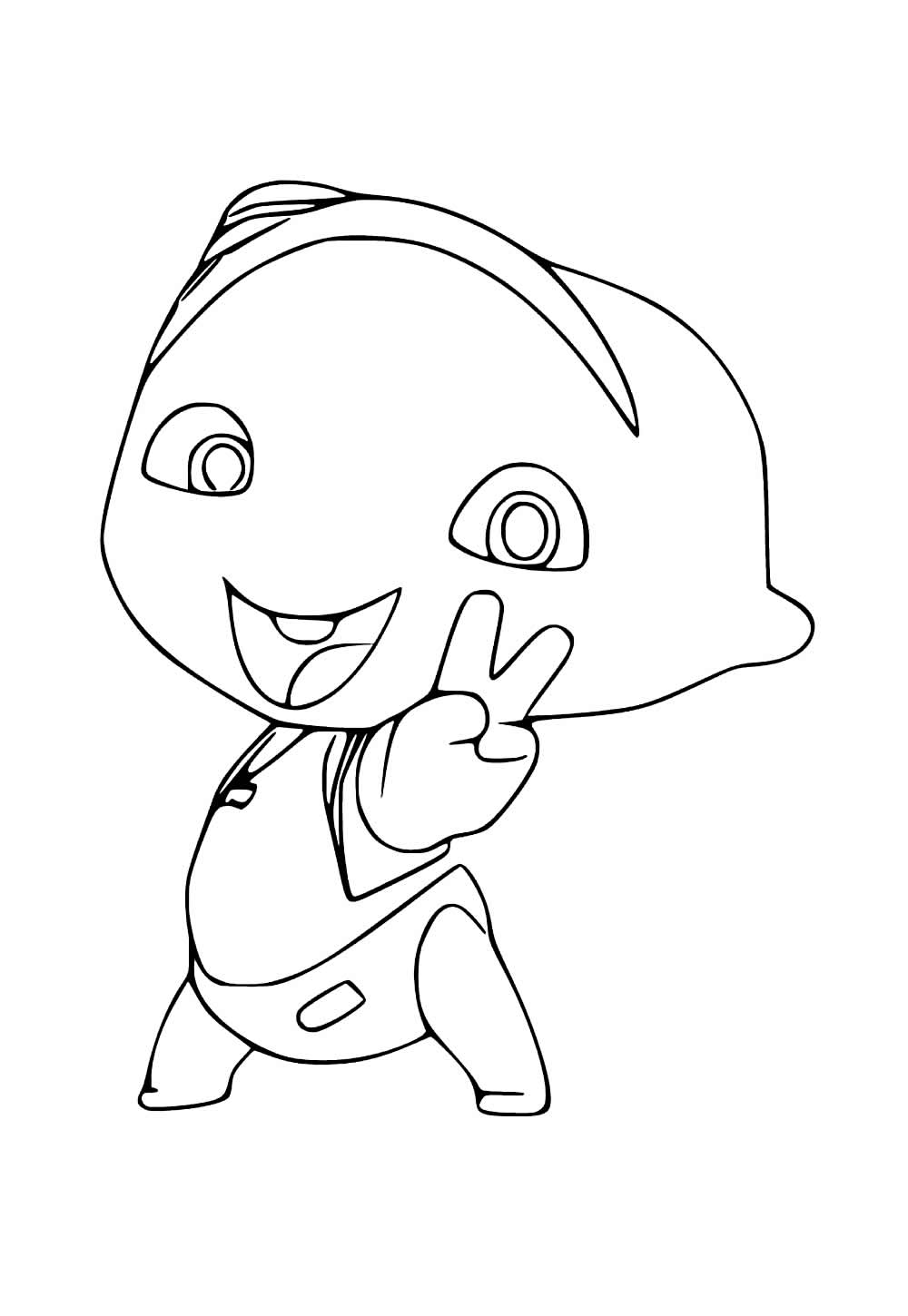 Desenho de Mini Beat Power Rockers para colorir