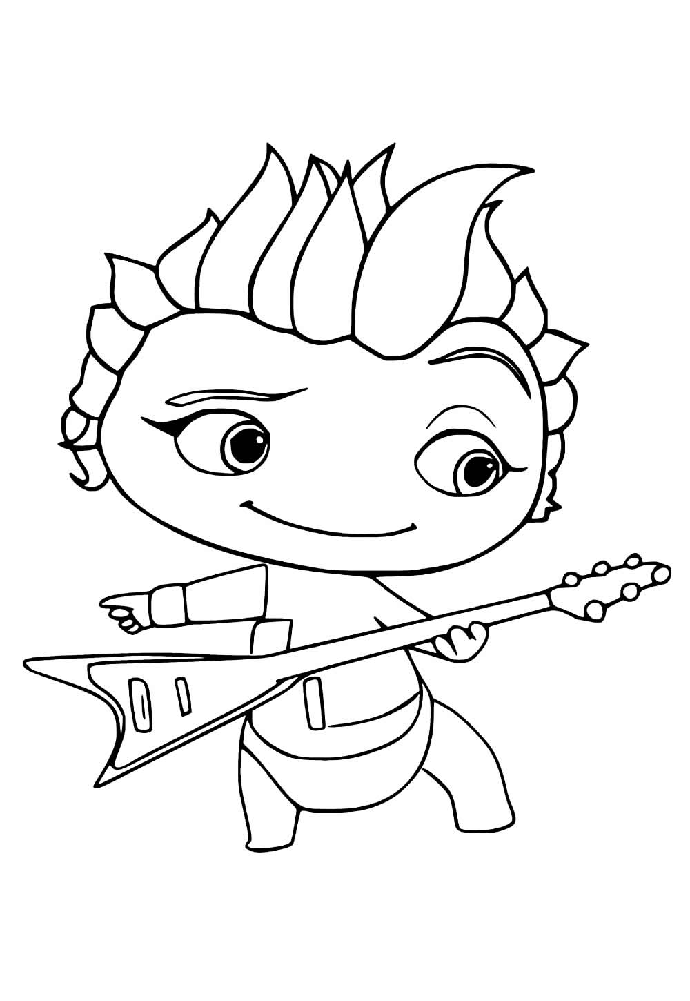 Desenho de Mini Beat Power Rockers