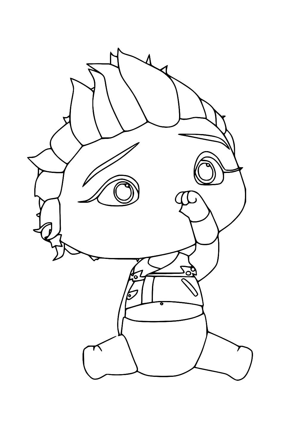 Desenho de Mini Beat Power Rockers