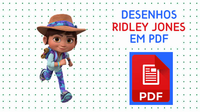 Desenhos de Ridley Jones em PDF