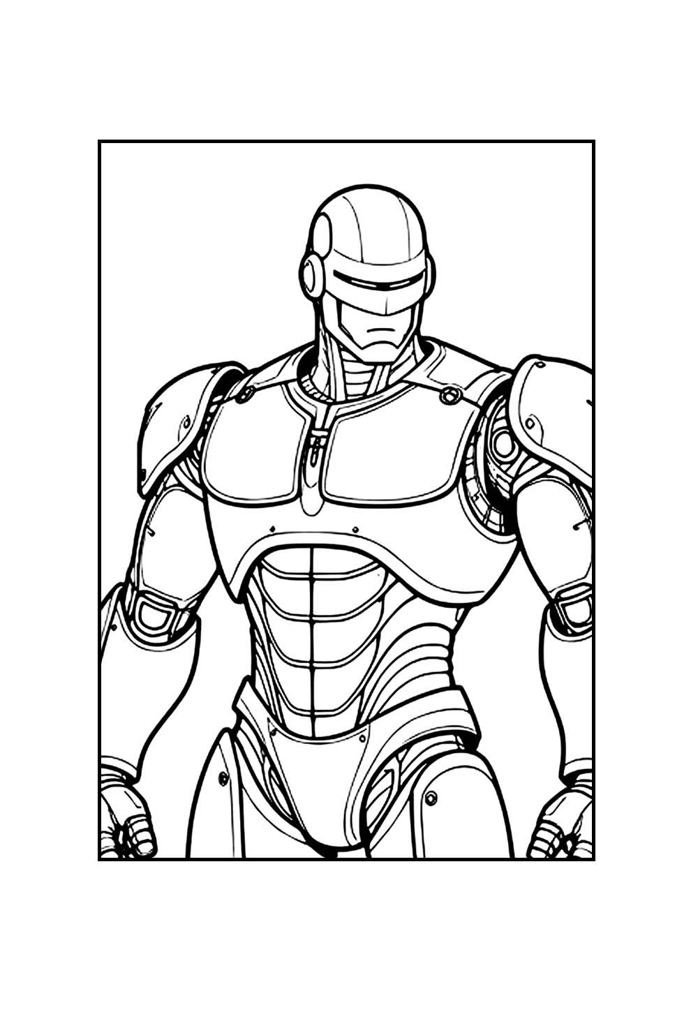 Desenhos do Robocop para colorir