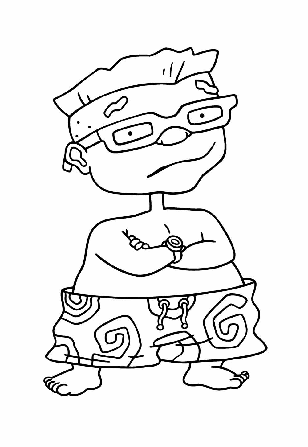 Desenho de Rocket Power para pintar
