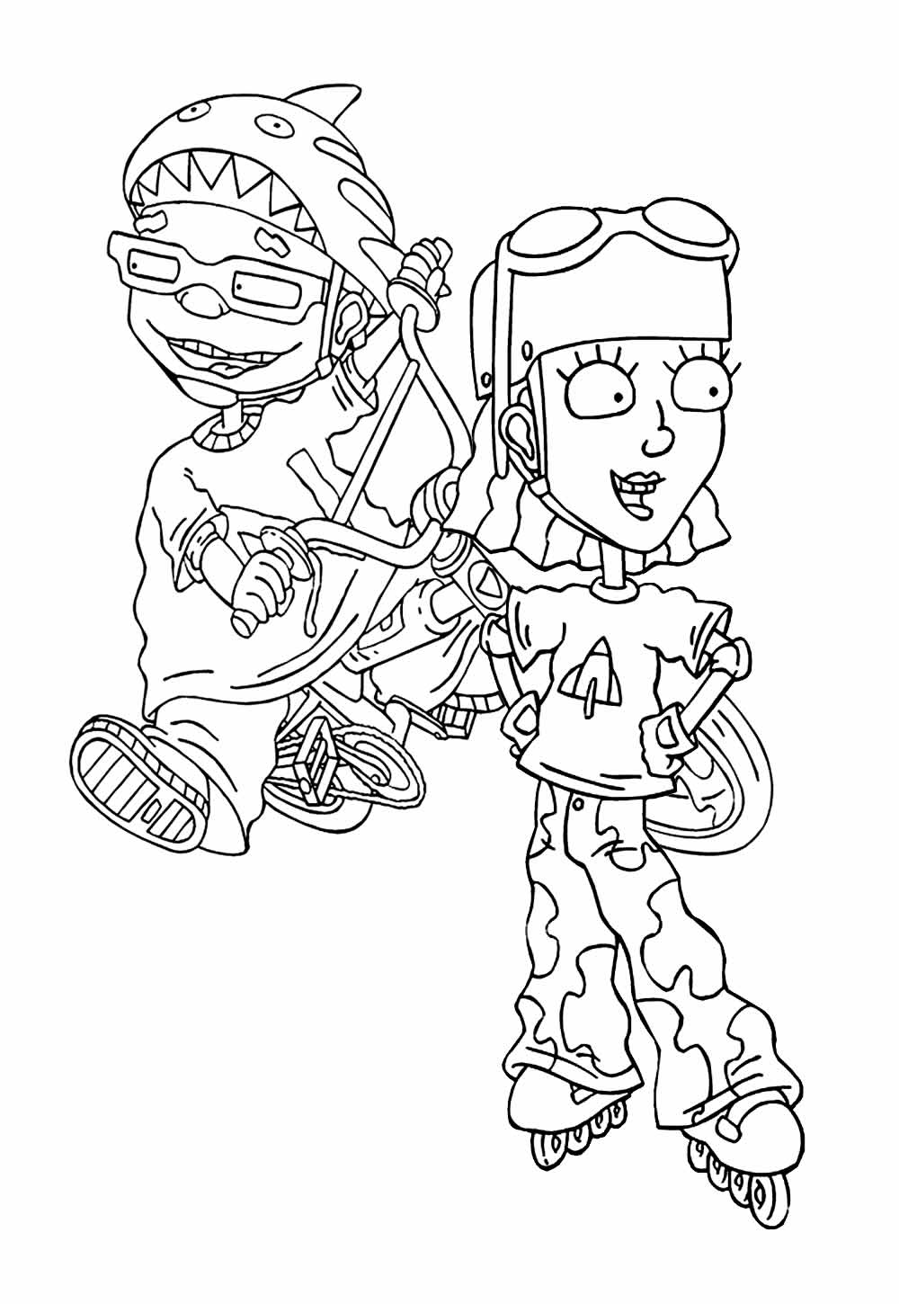 Rocket Power para colorir