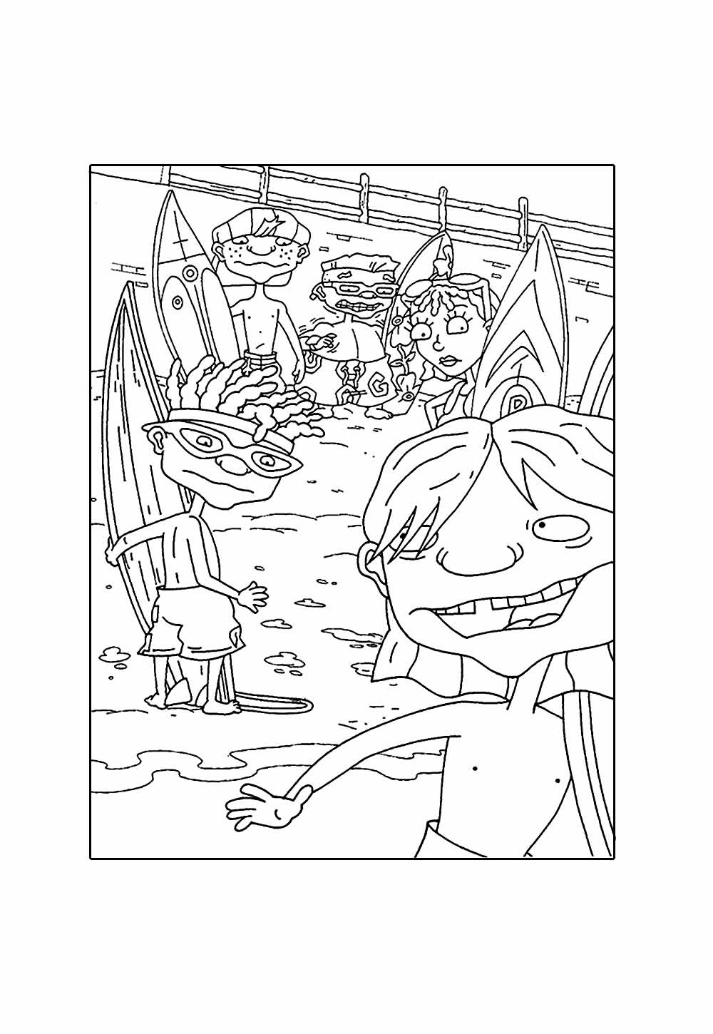 Desenho de Rocket Power