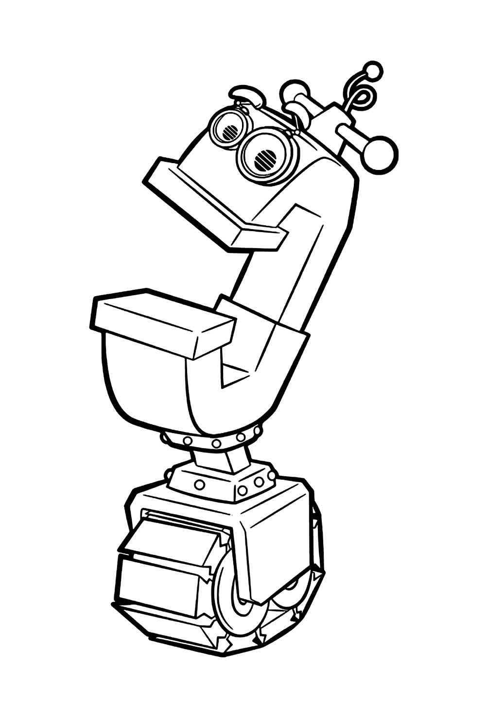 Desenho de Rusty Rivets para pintar