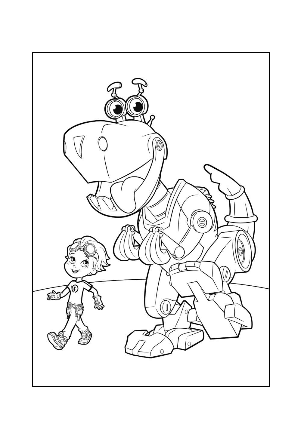 Desenho de Rusty Rivets para colorir
