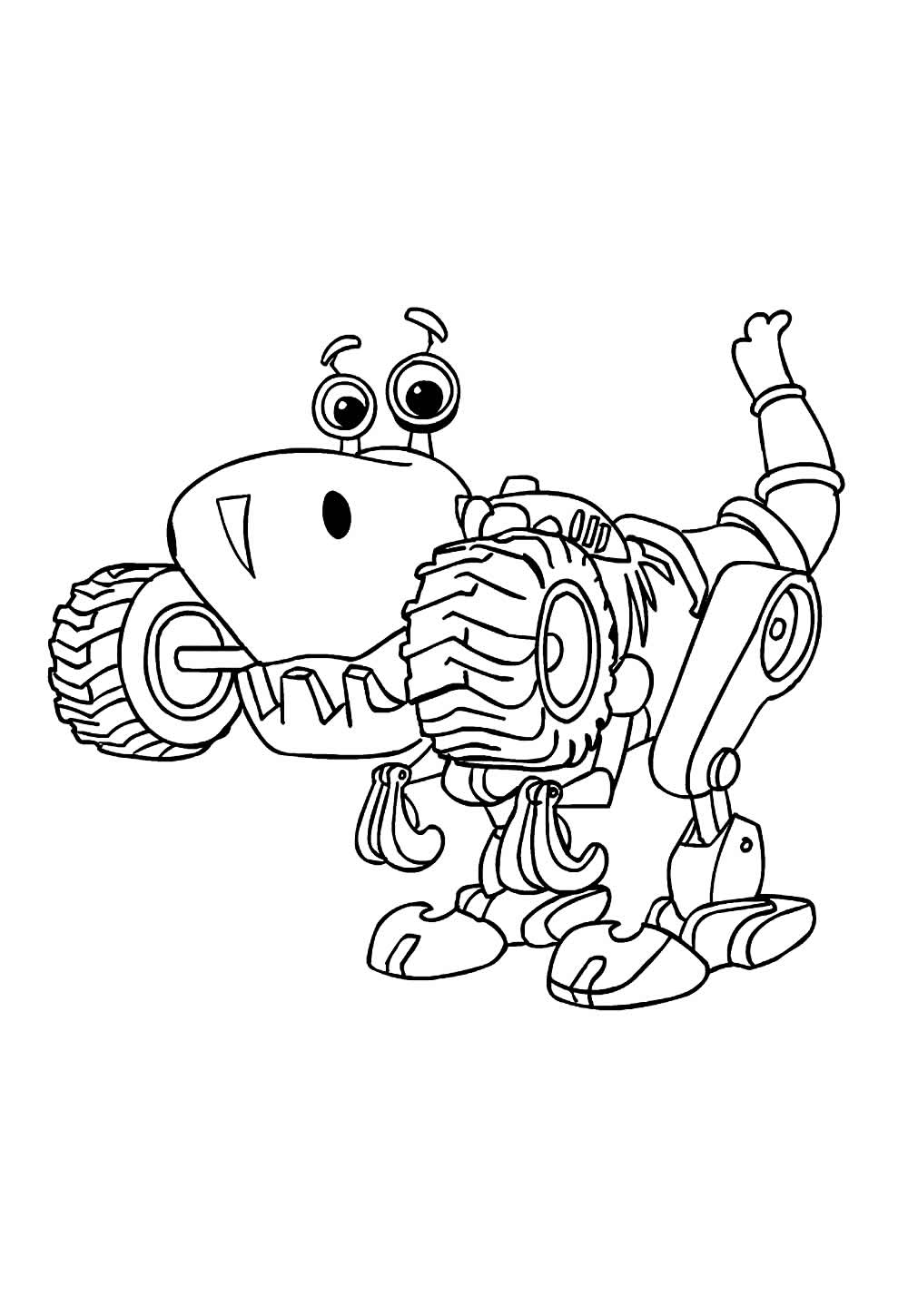 Desenho de Rusty Rivets para colorir