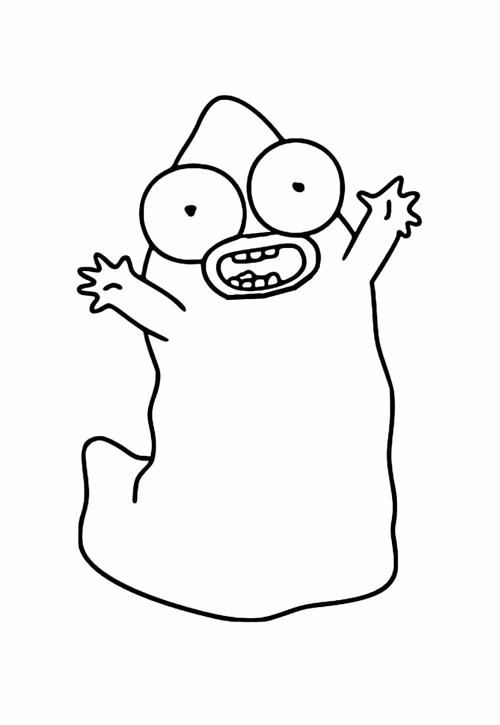 Desenho de Solar Opposites para colorir