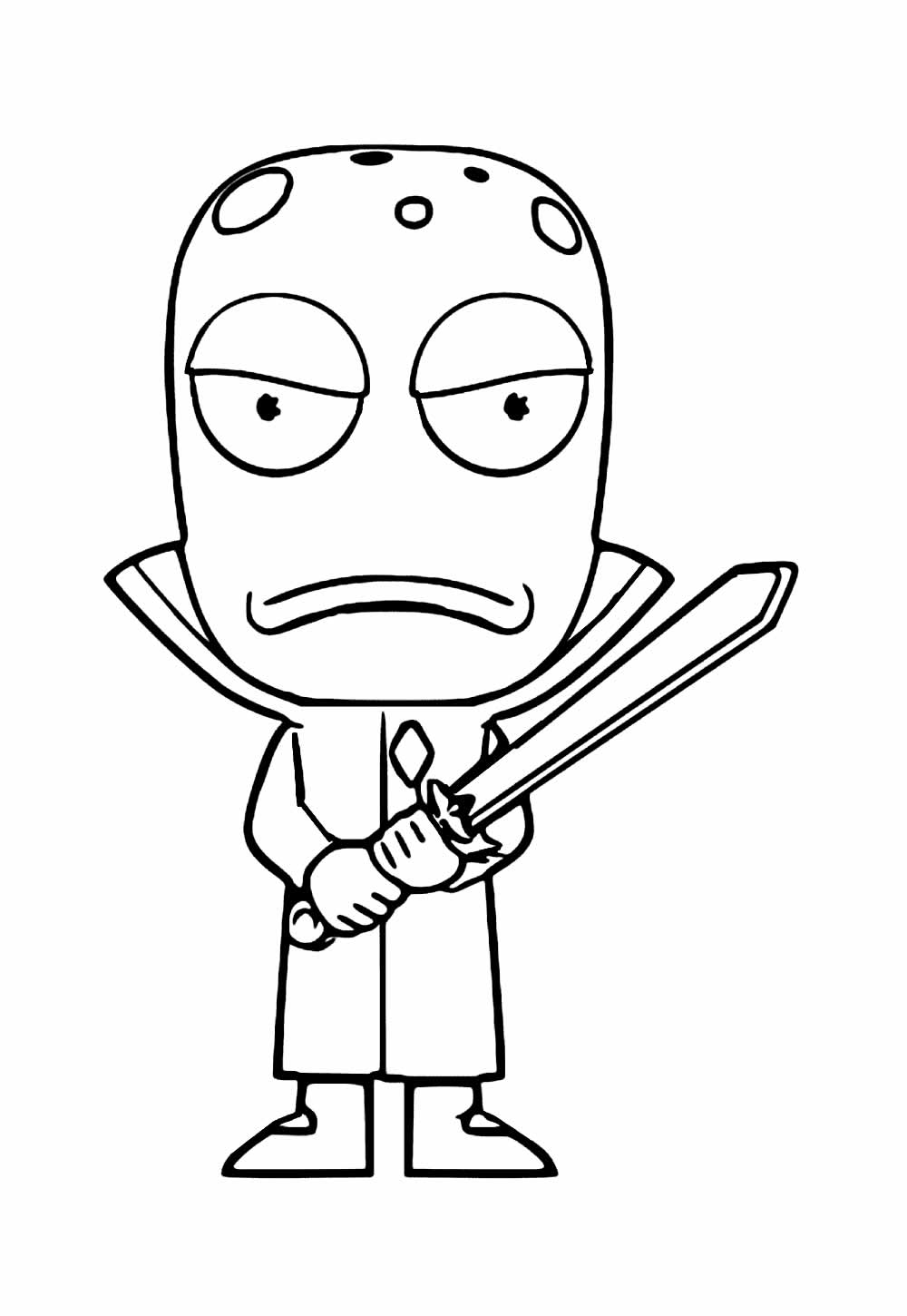 Desenho de Solar Opposites para colorir