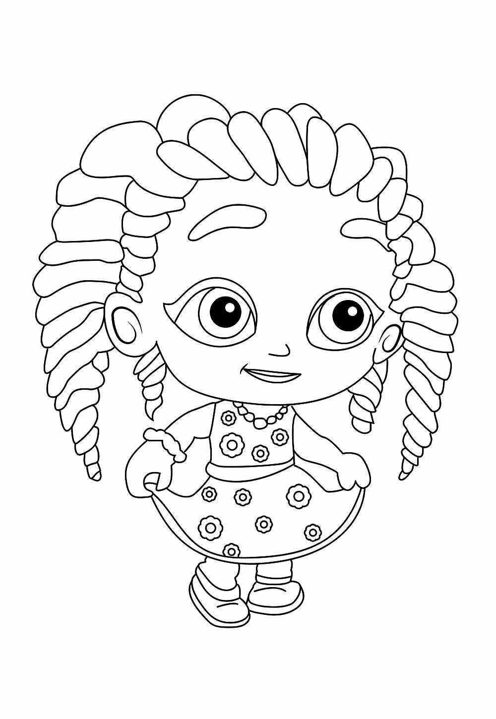 Desenho de Super Monstros em Ação