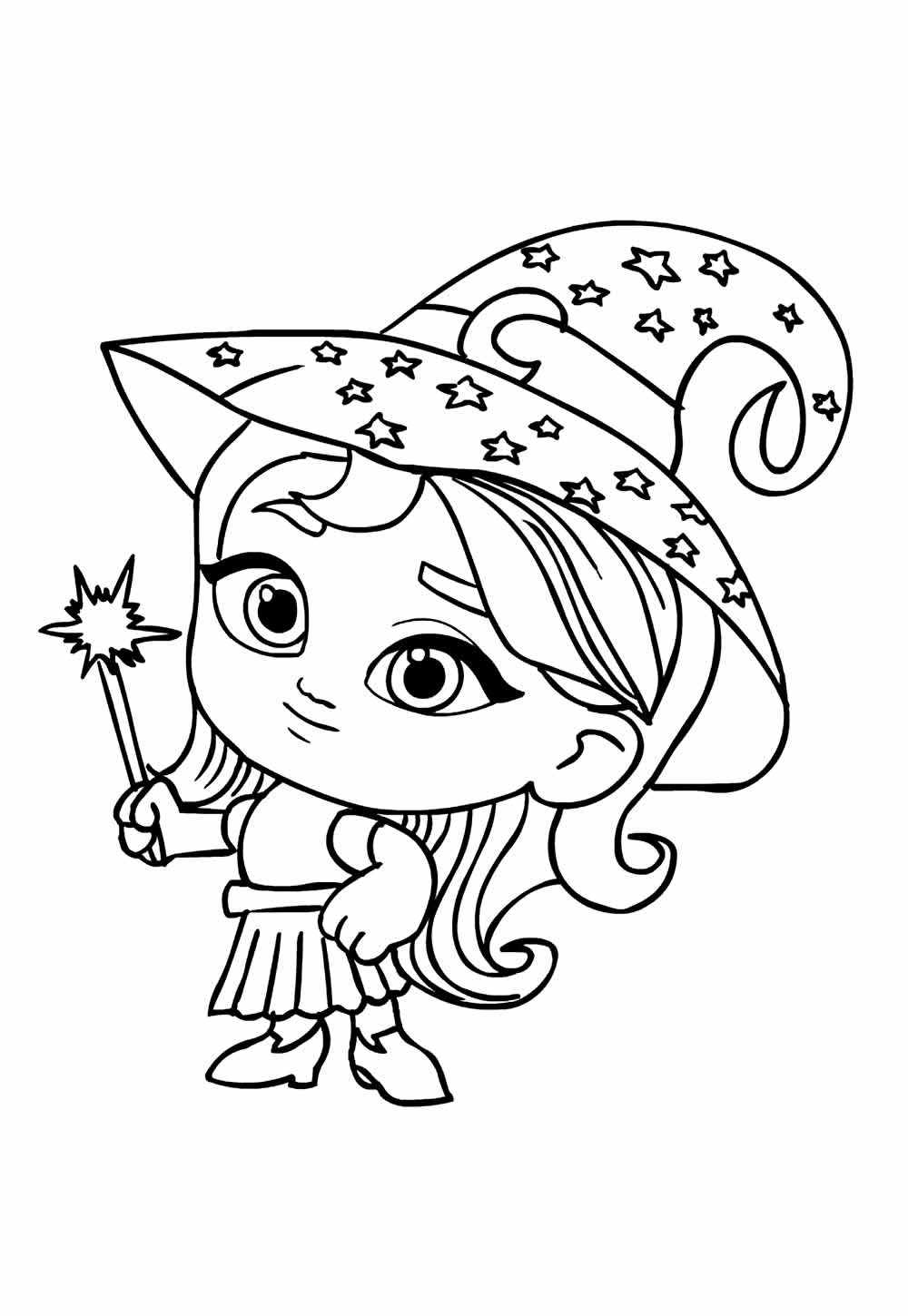 Desenho de Super Monstros em Ação para colorir