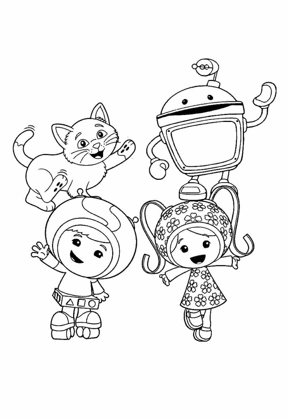 Desenho de Team Umizoomi para colorir