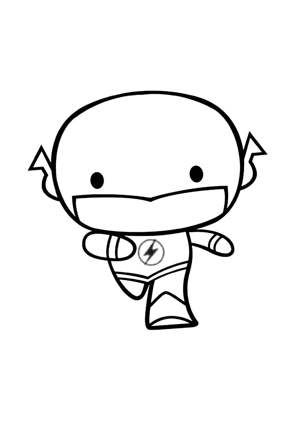 Desenhos The Flash Baby Colorir