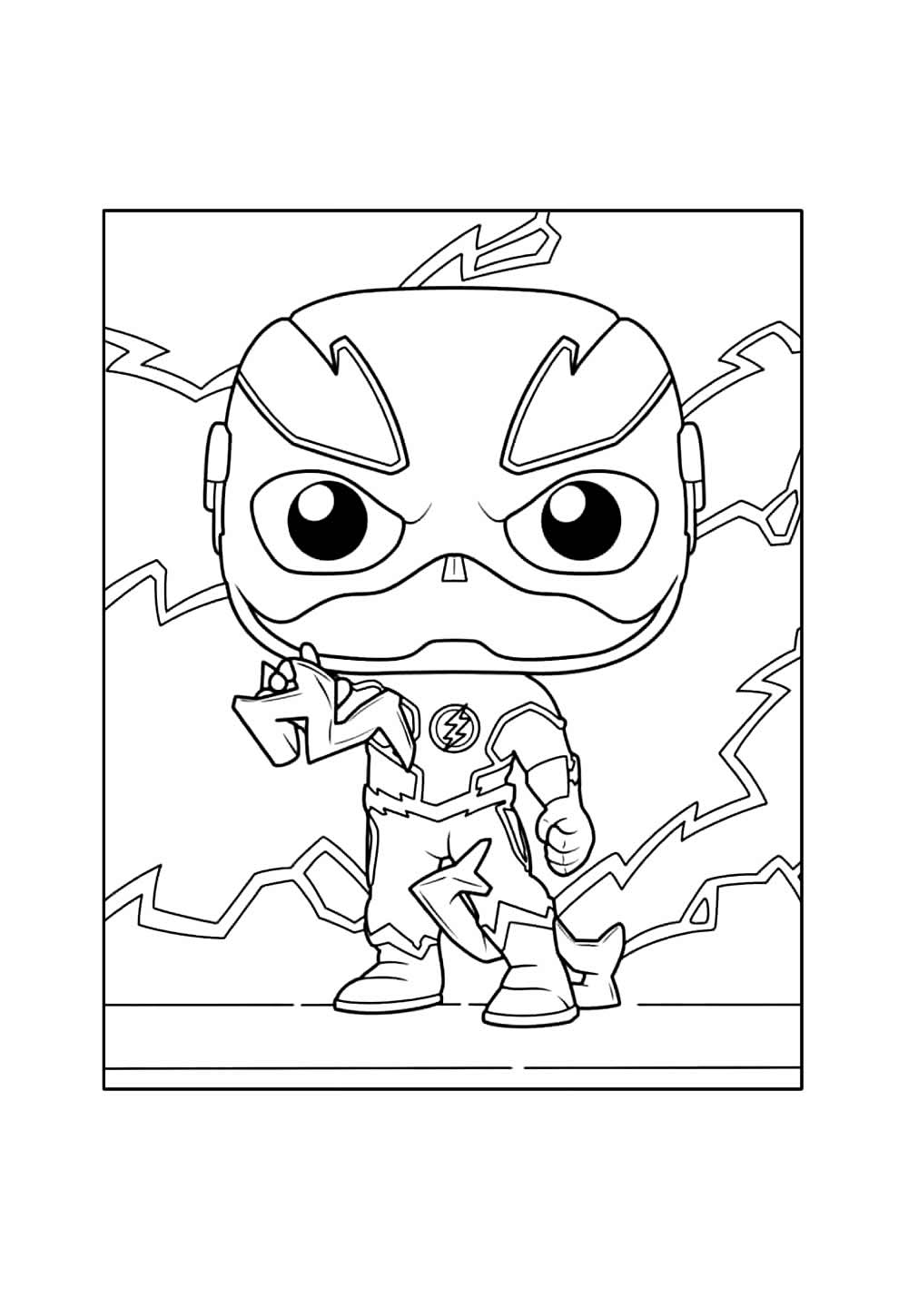 Desenhos de The Flash Baby para Colorir
