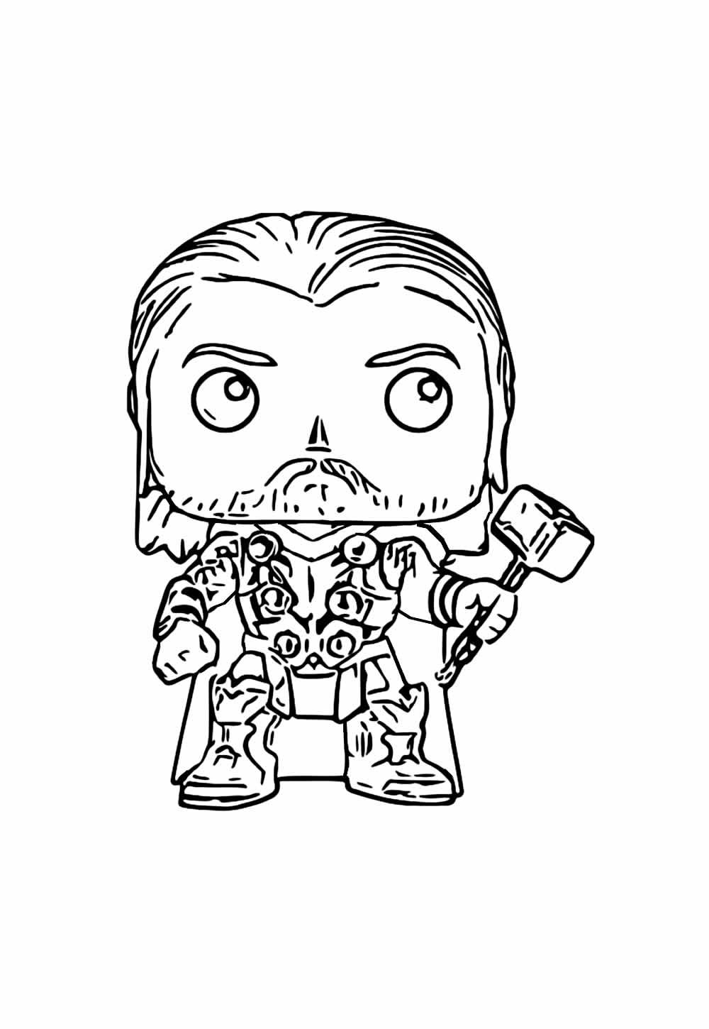Thor Baby para colorir